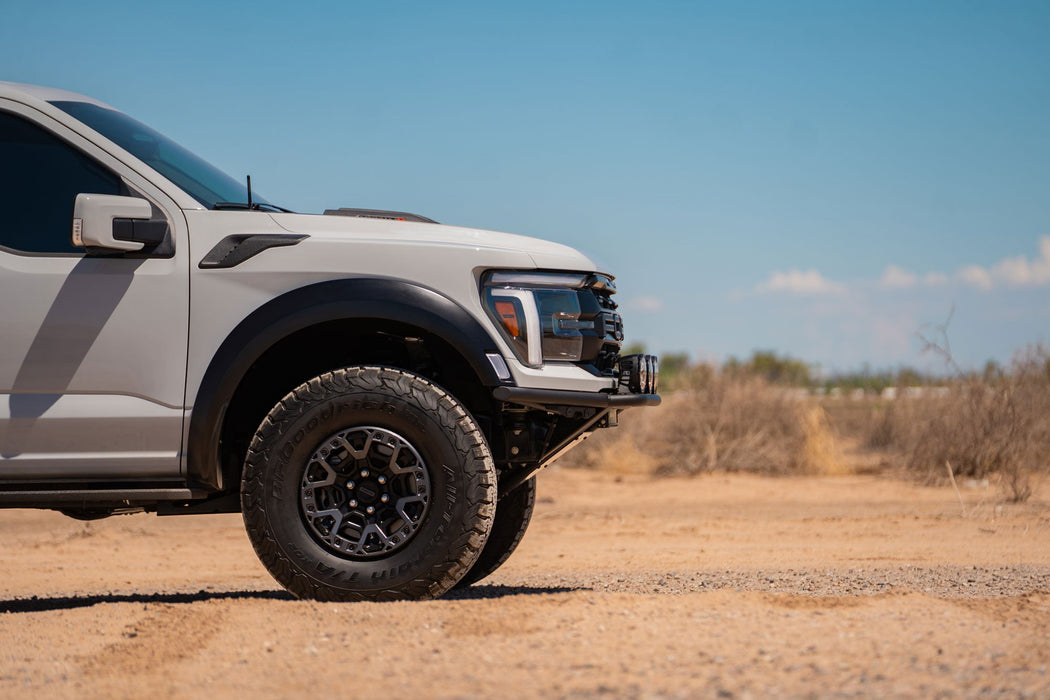 ADD 2021-2026 Ford F-150 Raptor Pro Plus Frame Cut Front Bumper 20-inch Light Bar – on the trail, image 14 of 18