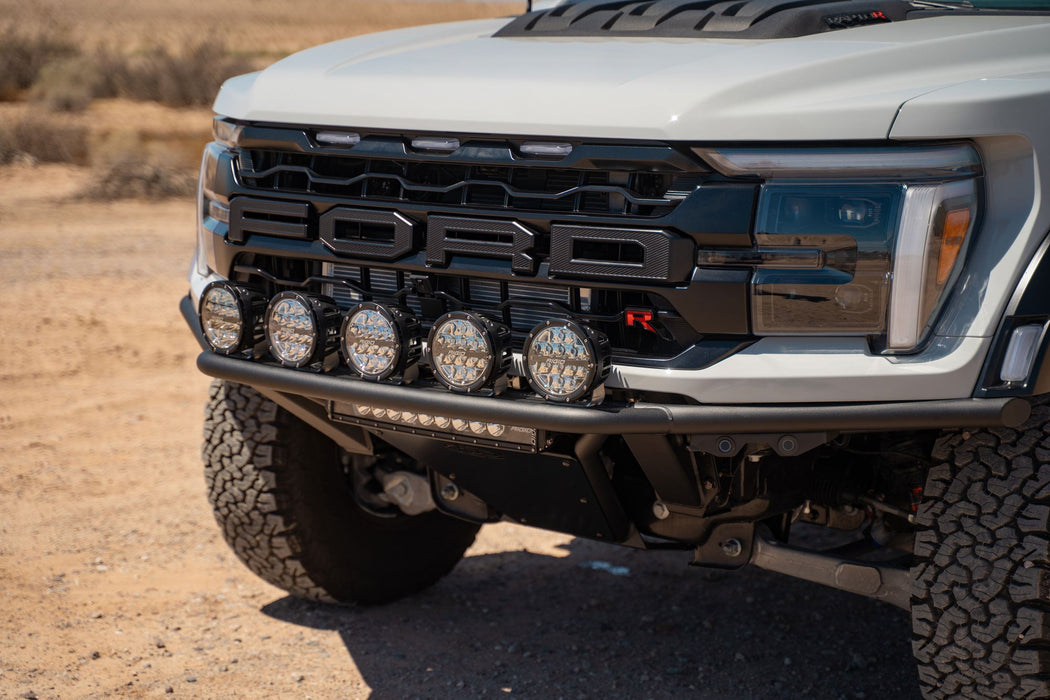 ADD 2021-2026 Ford F-150 Raptor Pro Plus Frame Cut Front Bumper 20-inch Light Bar – on the trail, image 18 of 18