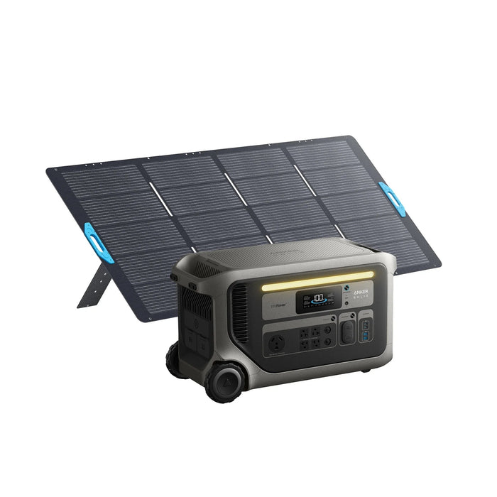 Green Vista Living Anker SOLIX F3000 Portable Power Station + 400w Solar Panel - Main Product Image