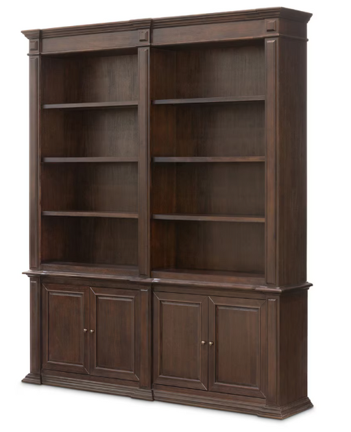 Park Hill Collection Fox Hollow Bookcase Storage Shelf - Side View
