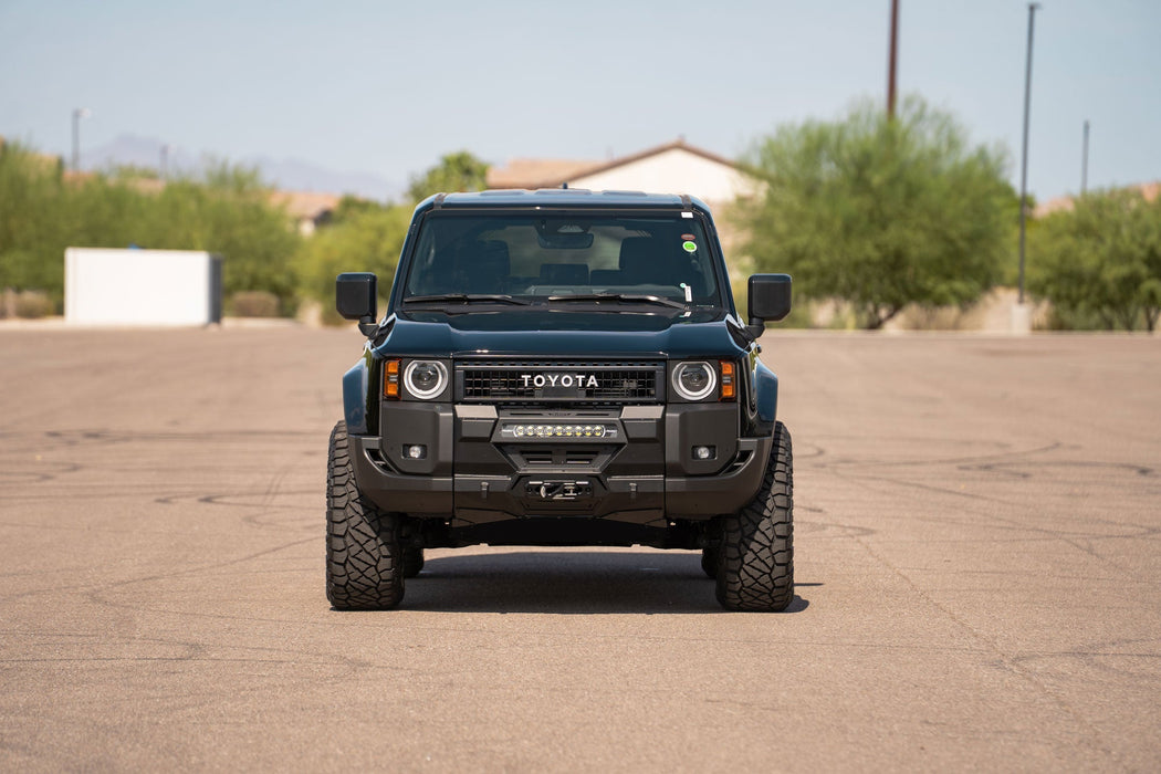 Addictive Desert Designs 2024-2026 Toyota Land Cruiser Stealth Center Mount Winch Front Bumper – on the trail, image 20 of 20
