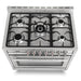 Cosmo 36-Inch 3.8 Cu. Ft. Single Oven Dual Fuel Range in Stainless Steel (COS-F965) Cosmo