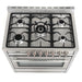Cosmo 4-Piece Appliance Package - 36-Inch Dual Fuel Range, Wall Mount Range Hood Hood, Dishwasher and Refrigerator in Stainless Steel (COS-4PKG-072) Cosmo