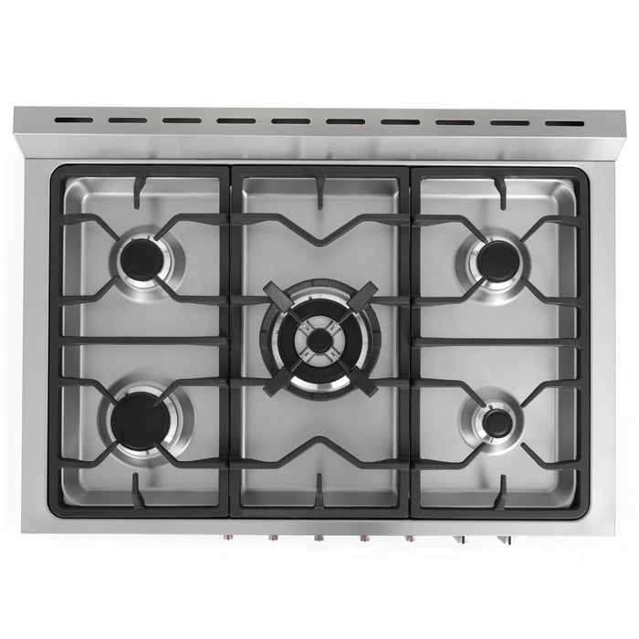 Cosmo 4-Piece Appliance Package - 36-Inch Dual Fuel Range, Wine Cooler, Dishwasher and Refrigerator with Water Dispenser in Stainless Steel (COS-4PKG-641) Cosmo