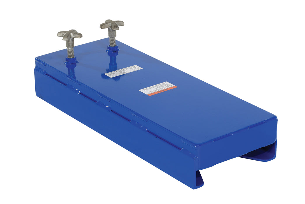 Vestil FBM-7.5-500 Steel Forklift Beam Mover 30-1/2 in. x 11-1/2 in. 500 lb. Capacity Blue
