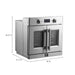 Forno Gallico 30-Inch Electric French Door Wall Oven (FBOEL1371-30) FORNO