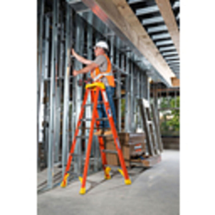 Vestil FBSL-6 fiberglass step ladder - view 8