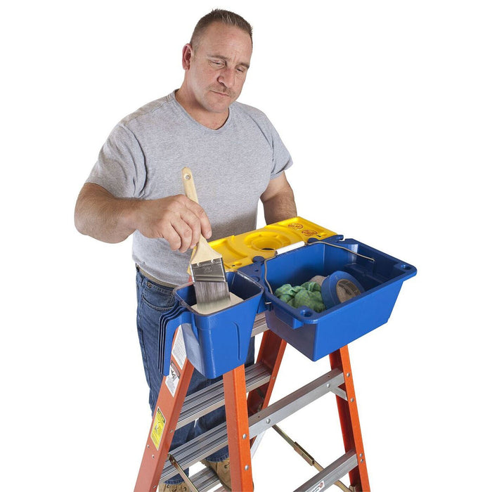 Vestil FBSL-6 fiberglass step ladder - view 9