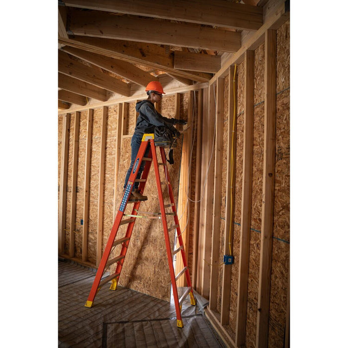 Vestil FBSL-8 fiberglass step ladder - view 2