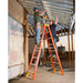 Vestil FBTFL-8 fiberglass ladder twin front - view 3