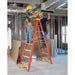 Vestil FBTFL-8 fiberglass ladder twin front - view 5