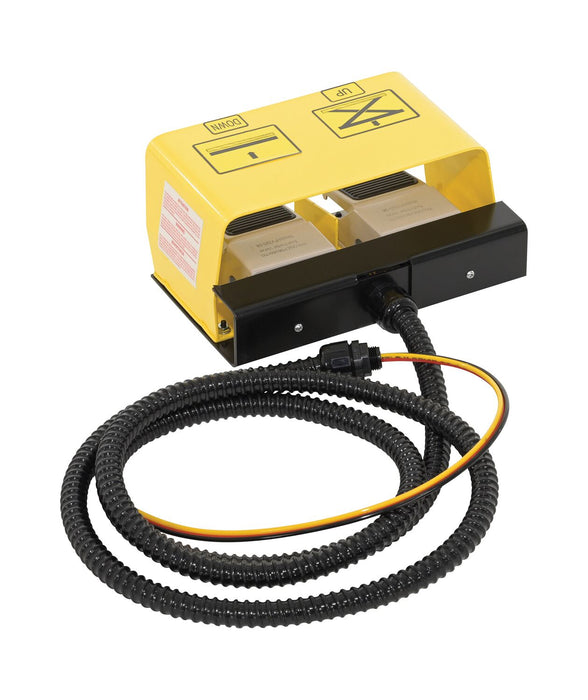 Vestil FC-2P steel pneumatic twin foot switch for lift & tilt - view 4