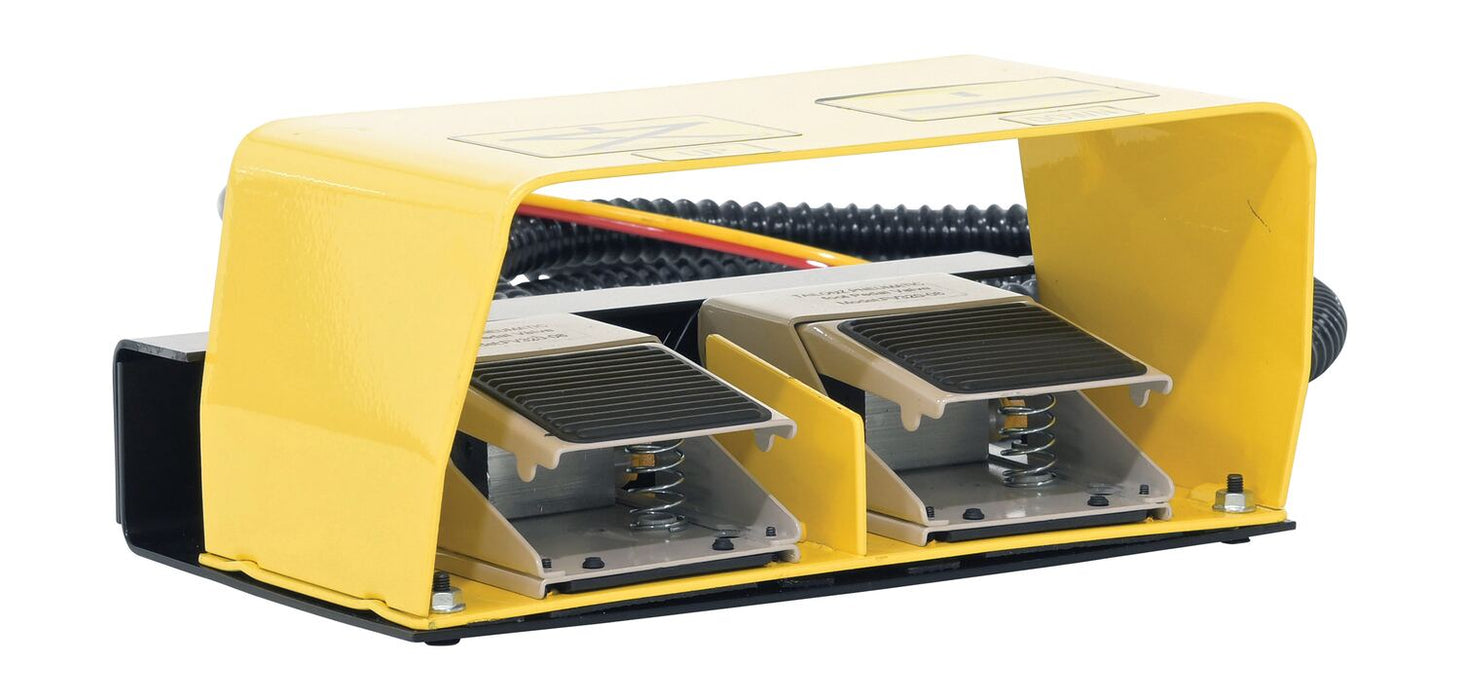 Vestil FC-2P steel pneumatic twin foot switch for lift & tilt - view 6