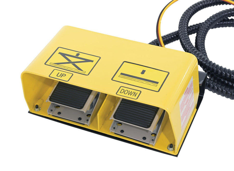 Vestil FC-2P steel pneumatic twin foot switch for lift & tilt - view 8