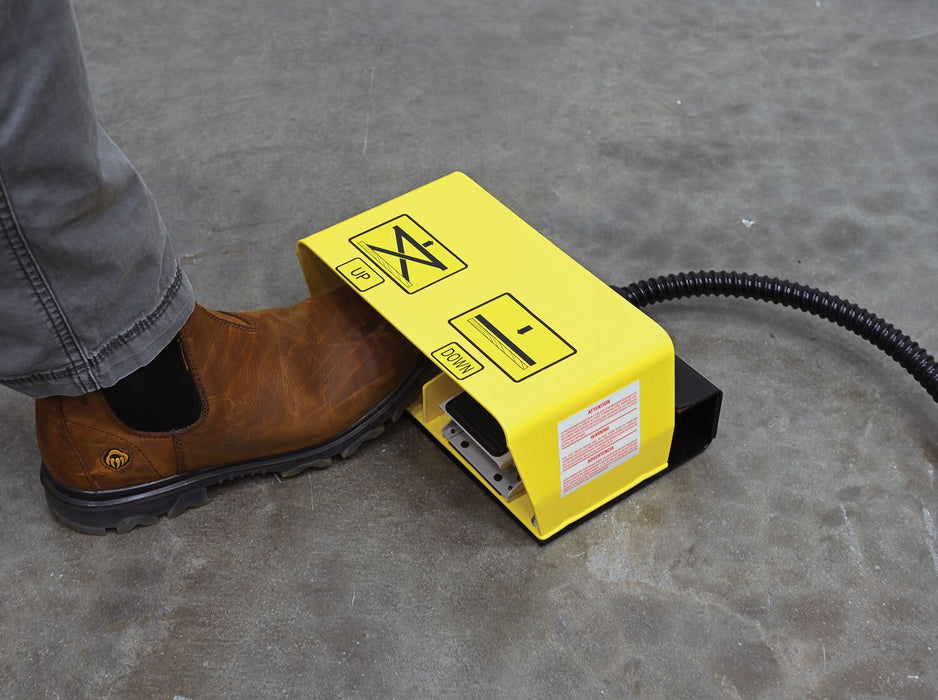 Vestil FC-2P steel pneumatic twin foot switch for lift & tilt - view 3