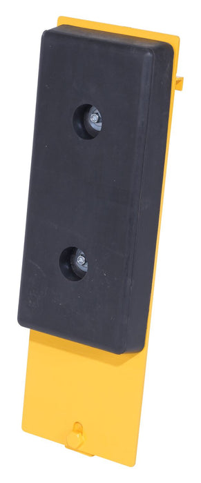 Vestil FCB-818-CR3 Molded Rubber/Steel Class III Fork Truck Carriage Bumper Black / Yellow
