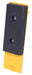 Vestil FCB-818-CR3 Molded Rubber/Steel Class III Fork Truck Carriage Bumper Black / Yellow
