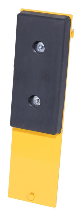 Vestil FCB-818-CR4 Molded Rubber/Steel Class IV Fork Truck Carriage Bumper Black / Yellow