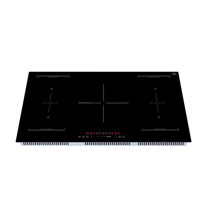 Forno Ornonzo 36-Inch Induction Cooktop, 5 Zones, 2 Flex-Zones, 10200W, Touch Control, 9 Power Levels (FCTIN0569-36) FORNO