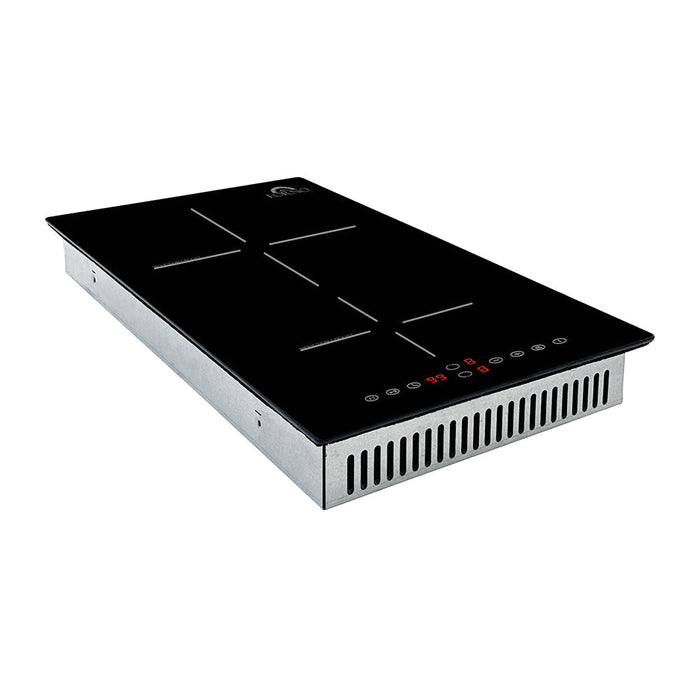 Forno  Parco 12-Inch Induction Cooktop, 2 Zones, 3600W, Touch Control, 9 Power Levels & Booster Function  (FCTIN0583-12) FORNO