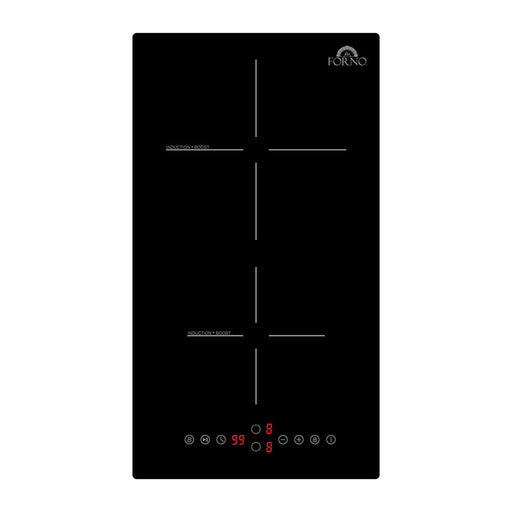 Forno  Parco 12-Inch Induction Cooktop, 2 Zones, 3600W, Touch Control, 9 Power Levels & Booster Function  (FCTIN0583-12) FORNO