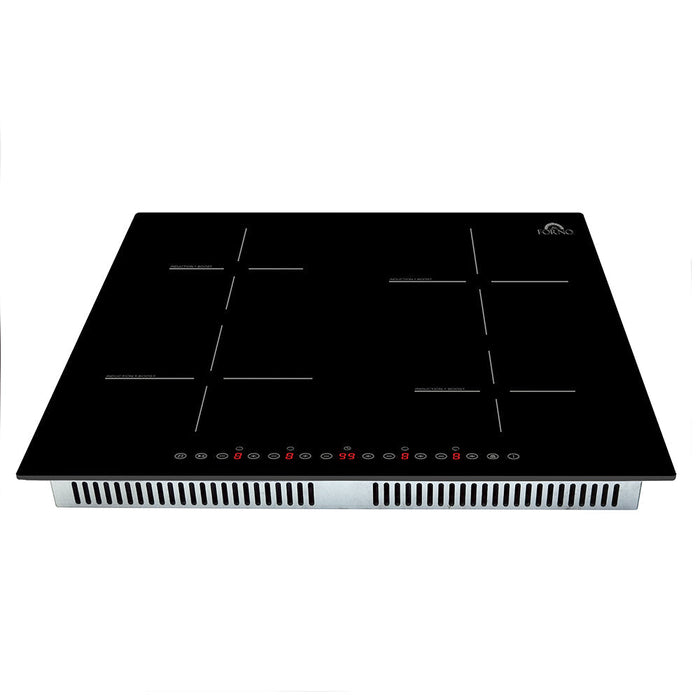 Forno  Parco 24-Inch Induction Cooktop, 4 Zones, 7200W, Touch Control, 9 Power Levels & Booster Function (FCTIN0583-24) FORNO