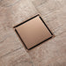 wonderland shower inc Rose Gold brass floor drain 4x4inch Shower Accessory - Close-Up