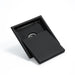 wonderland shower inc Matte Black stainless floor drain 6x6inch Shower Accessory - Close-Up