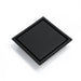 wonderland shower inc Matte Black stainless floor drain 6x6inch Shower Accessory - Lifestyle View