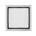 wonderland shower inc Brushed nickel stainless floor drain 6x6inch - Detail View 2