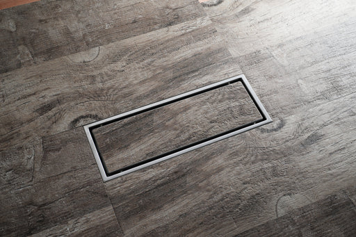 wonderland shower inc Brushed nickel stainless floor drain 11.8inch x 4.3 inch - Alternate View