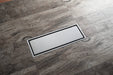 wonderland shower inc Brushed nickel stainless floor drain 11.8inch x 4.3 inch - Detail View 2