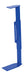 Vestil FDA-550 Steel Adjustable Arm 28-3/4 in. to 36-3/4 in. Height For Fiber Drum Adapter Models Blue
