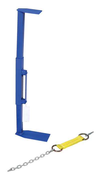 Vestil FDA-800 Steel Fiber & Plastic Drum Adapter Carrier/Rotator For 30 Gallon and 55 Gallon Drums Blue