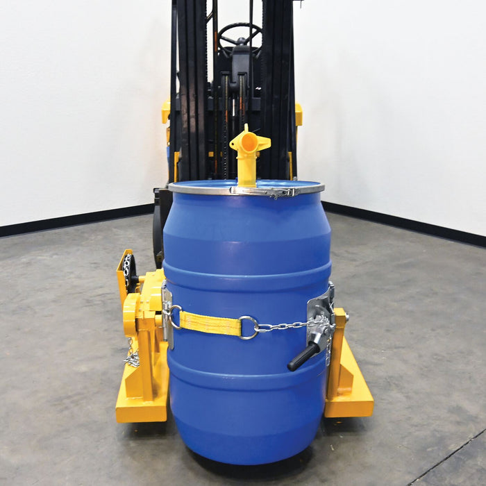 Vestil FDA-800 steel fiber & plastic drum adapter carrier/rotator for - view 15