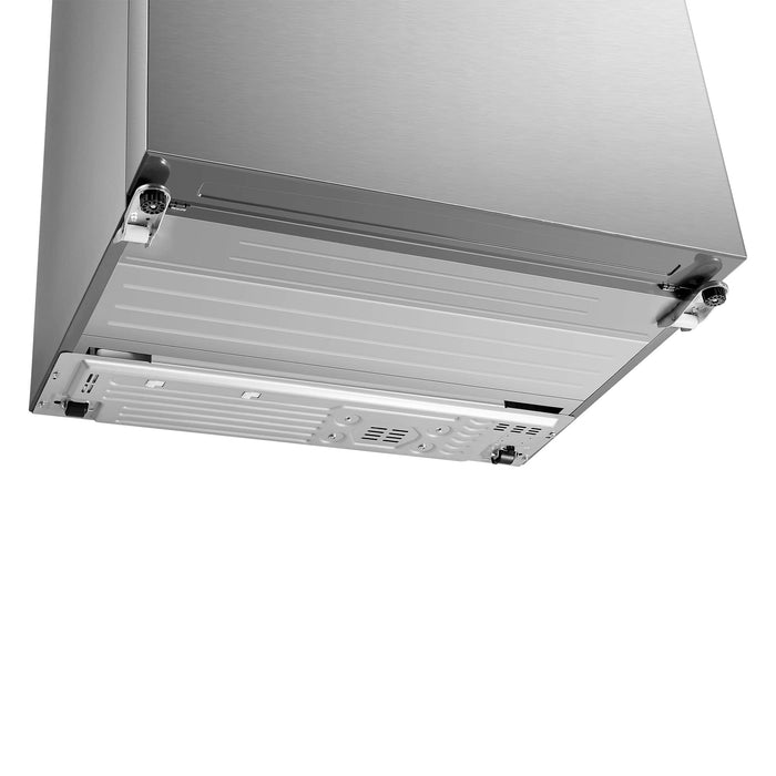 Cosmo 4-Piece Appliance Package - 30-Inch Gas Range, Wall Mount Range Hood, Dishwasher and Refrigerator with Water Dispenser in Stainless Steel (COS-4PKG-692) Cosmo