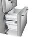 Cosmo 36-Inch 22.4 Cu. Ft. French Door Refrigerator with Water Dispenser and Ice Maker in Stainless Steel (COS-FDR223GWSS) Cosmo