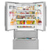 Cosmo 4-Piece Appliance Package - 30-Inch Electric Range, Dishwasher, Refrigerator and Wine Cooler in Stainless Steel (COS-4PKG-155) Cosmo