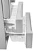 Cosmo 4-Piece Appliance Package - 30-Inch Dual Fuel Range, Wall Mount Range Hood, Dishwasher and Refrigerator in Stainless Steel (COS-4PKG-188) Cosmo