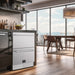 Forno Cosenza 24-Inch 4.69 cu.ft. Built-In Indoor/Outdoor Drawer Freezer with Ice Maker... Refrigerator - Side View