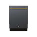 Forno Romano Espresso 24-Inch Black Built-In Dishwasher - Front Detail