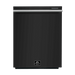 Forno Espresso Pozzo 24-Inch Built-In Tall Tub Top Control Dishwasher, 49 dBA, in Black with Antique Brass Handle (FDWBI8067-24BLK) FORNO