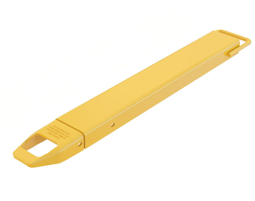 Vestil FE-4-42-EACH Steel Single Fork Extension 4 in. x 42 in. 4,000 lb. Capacity Yellow