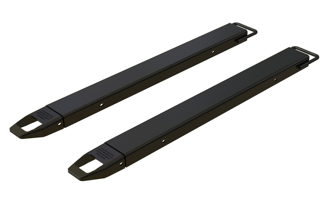 Vestil FE-4-54-BK Steel Fork Extensions 4 in. x 54 in. 4,000 lb. Capacity Black