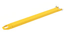 Vestil FE-4-60-P-EACH Steel Pin Style Single Fork Extension 4 in. x 60 in. 4,000 lb. Capacity Yellow