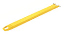 Vestil FE-4-66-P-EACH Steel Pin Style Single Fork Extension 4 in. x 66 in. 4,000 lb. Capacity Yellow
