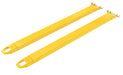 Vestil FE-4-72-P Steel Pin Style Fork Extensions 4 in. x 72 in. 4,000 lb. Capacity Yellow