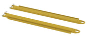 Vestil FE-4-84-P-LR Steel Pin Style Fork Extensions with Load Rails 4" X 84" 4,000 lb. Capacity Yellow