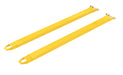 Vestil FE-4-84-P Steel Pin Style Fork Extensions 4 in. x 84 in. 4,000 lb. Capacity Yellow