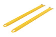 Vestil FE-4-90-P Steel Pin Style Fork Extensions 4 in. x 90 in. 4,000 lb. Capacity Yellow